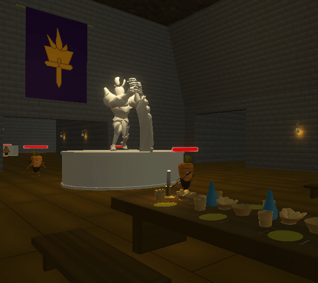 The interior of the Kastle Khan, the Carrot Khan's domain.