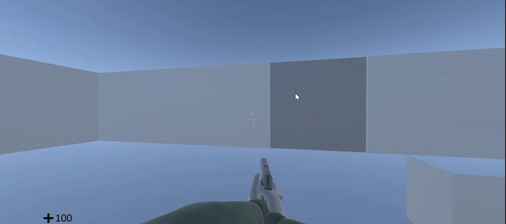 Early screenshot of the vertical slice of the game.